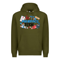 Army Green pharmacy tech Premium Hoodie - MaliasSmallBusiness