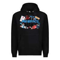 Black pharmacy tech Premium Hoodie - MaliasSmallBusiness