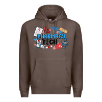 Coffee pharmacy tech Premium Hoodie - MaliasSmallBusiness