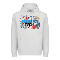 Dove Grey pharmacy tech Premium Hoodie - MaliasSmallBusiness