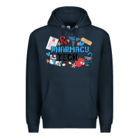 Navy pharmacy tech Premium Hoodie - MaliasSmallBusiness