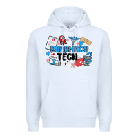 White pharmacy tech Premium Hoodie - MaliasSmallBusiness