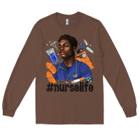 Chestnut afro man nurse life Long Sleeve Tee - texasbilliewilder