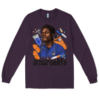 Plum afro man nurse life Long Sleeve Tee - texasbilliewilder