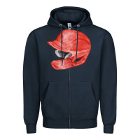 Navy red baseball batting helmet fa element Zipper Hoodie - FaDigitalArtStudio