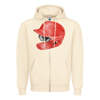 Sandshell red baseball batting helmet fa element Zipper Hoodie - FaDigitalArtStudio