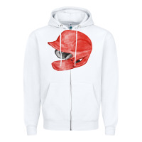 White red baseball batting helmet fa element Zipper Hoodie - FaDigitalArtStudio