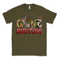 Army Green gone hunting Classic Tee - Zillion Design Studio