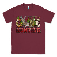 Burgundy gone hunting Classic Tee - Zillion Design Studio