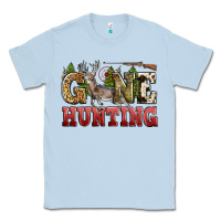 Dusty Blue gone hunting Classic Tee - Zillion Design Studio