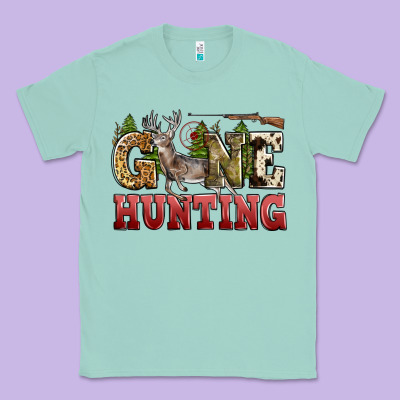 Gone Hunting Classic Tee Designed By Zillion Design Studio