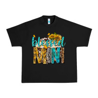 Black blessed mini with sunflowers Urban Heavy Tee - texasbilliewilder