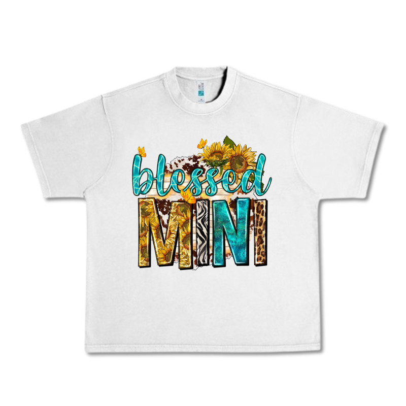 Blessed Mini With Sunflowers Urban Heavy Tee by texasbilliewilder | Teevron