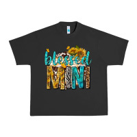 Pigment Black blessed mini with sunflowers Urban Heavy Tee - texasbilliewilder