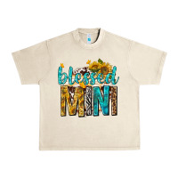 Sandshell blessed mini with sunflowers Urban Heavy Tee - texasbilliewilder