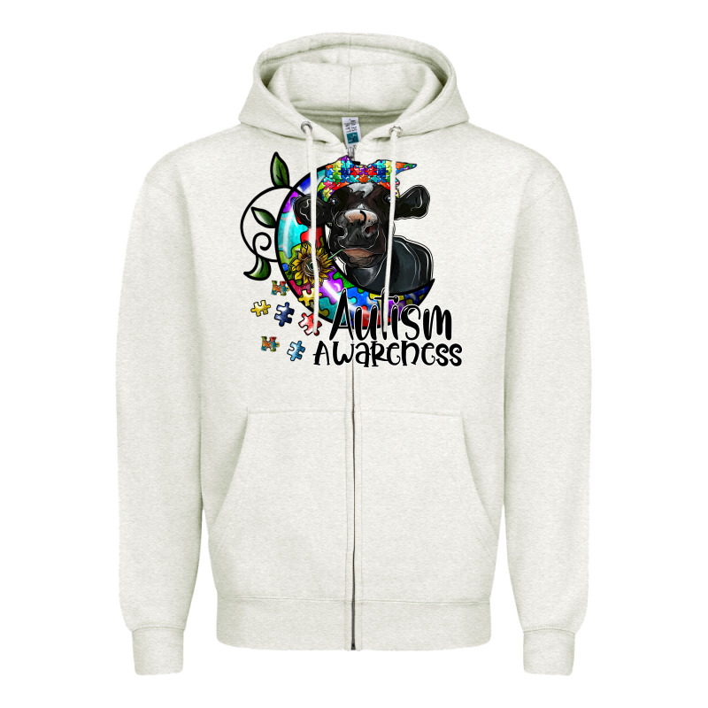 Autism Awareness Zipper Hoodie by SublimationCraftShop | Teevron