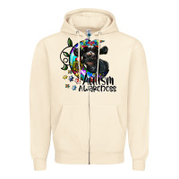 Sandshell autism awareness Zipper Hoodie - SublimationCraftShop