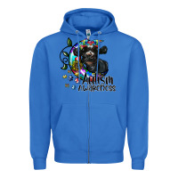 True Royal autism awareness Zipper Hoodie - SublimationCraftShop