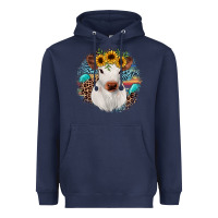 Navy western calf Heavyweight Hoodie - JahusDesignShop