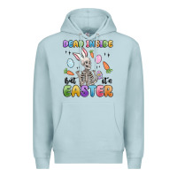 Blue Mist dead inside but it's easter Premium Hoodie - MaliasSmallBusiness