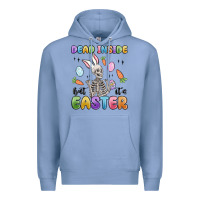 Colony Blue dead inside but it's easter Premium Hoodie - MaliasSmallBusiness