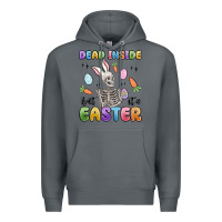Rock dead inside but it's easter Premium Hoodie - MaliasSmallBusiness