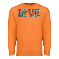Carrot western love with cross Premium Sweatshirt - Artiststas