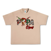 Burro Papa Claus With Long Horn Western Christmas Urban Heavy Tee - RanaPortraitStore