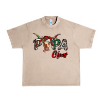 French Oak Papa Claus With Long Horn Western Christmas Urban Heavy Tee - RanaPortraitStore