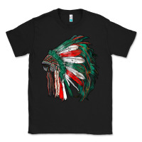 Black mexican flag indian headdress Classic Tee - RanaPortraitStore