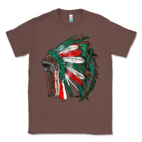 Chestnut mexican flag indian headdress Classic Tee - RanaPortraitStore