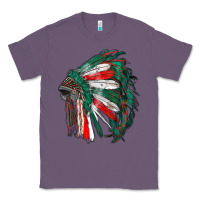 Lavender mexican flag indian headdress Classic Tee - RanaPortraitStore