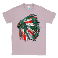 Lilac mexican flag indian headdress Classic Tee - RanaPortraitStore