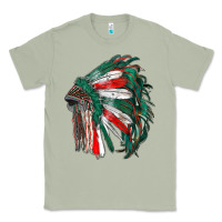 Matcha mexican flag indian headdress Classic Tee - RanaPortraitStore