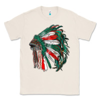 Natural mexican flag indian headdress Classic Tee - RanaPortraitStore