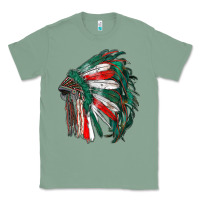 Sage mexican flag indian headdress Classic Tee - RanaPortraitStore