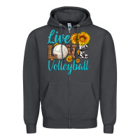 Smoke live love volleyball Zipper Hoodie - HRA Design Shop