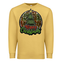 Antique Gold happy christmas black Premium Sweatshirt - JahusDesignShop