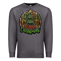 Charcoal Heather happy christmas black Premium Sweatshirt - JahusDesignShop