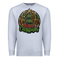 Heather Grey happy christmas black Premium Sweatshirt - JahusDesignShop