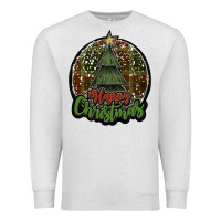 Oatmeal Heather happy christmas black Premium Sweatshirt - JahusDesignShop