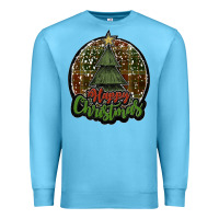 Ocean Blue happy christmas black Premium Sweatshirt - JahusDesignShop