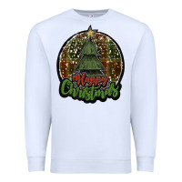 White happy christmas black Premium Sweatshirt - JahusDesignShop