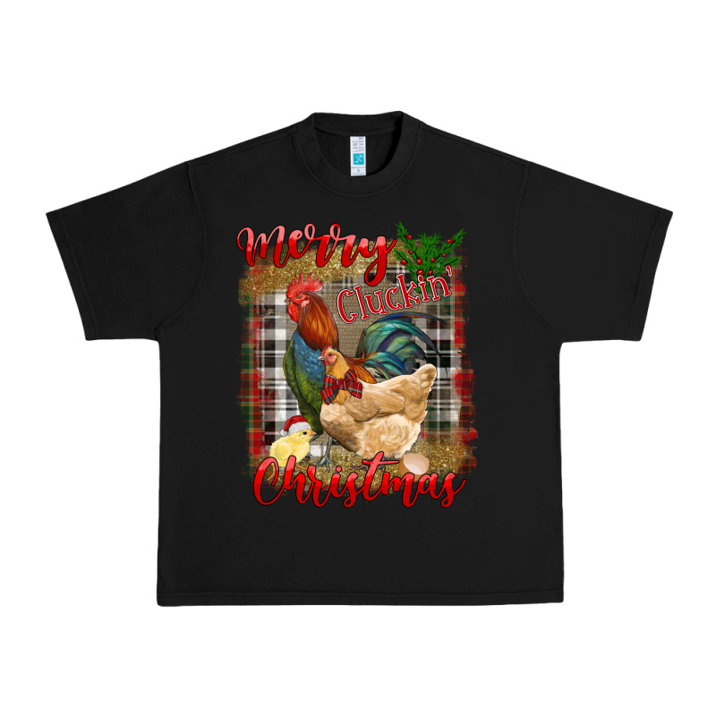 Merry Cluckin' Christmas Urban Heavy Tee by RanaPortraitStore | Teevron