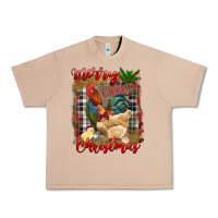 Burro Merry Cluckin' Christmas Urban Heavy Tee - RanaPortraitStore