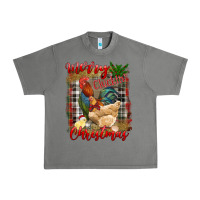 Tornado Merry Cluckin' Christmas Urban Heavy Tee - RanaPortraitStore