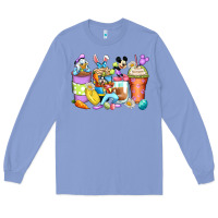 Colony Blue easter cartoon characters coffee cups Long Sleeve Tee - Zillion Design Studio
