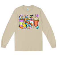 Mushroom easter cartoon characters coffee cups Long Sleeve Tee - Zillion Design Studio