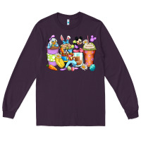 Plum easter cartoon characters coffee cups Long Sleeve Tee - Zillion Design Studio