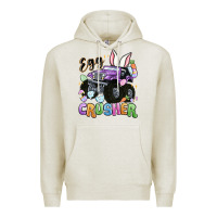 Oatmeal Heather egg crusher Premium Hoodie - MaliasSmallBusiness